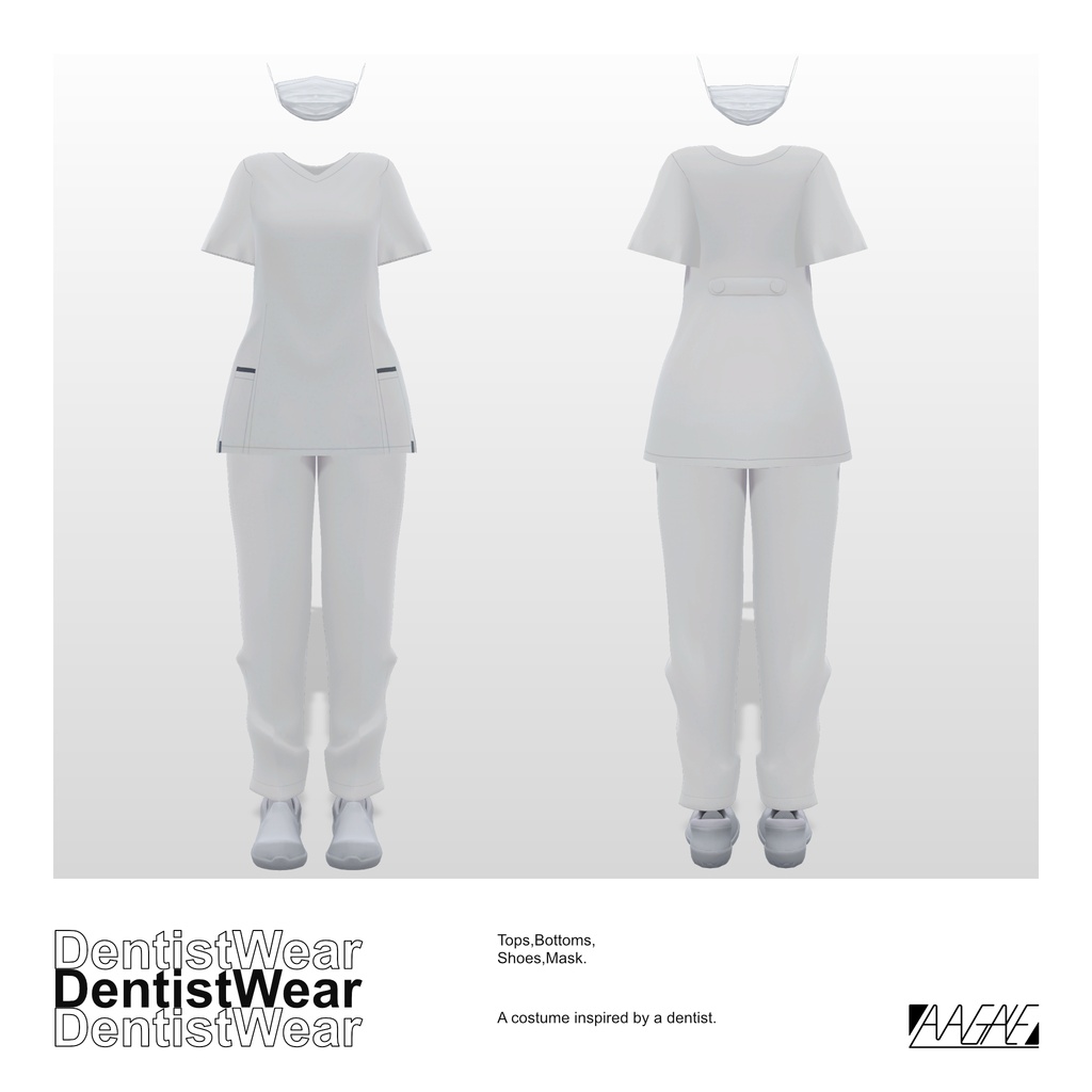 【衣装】DentistWear【複数アバター対応】