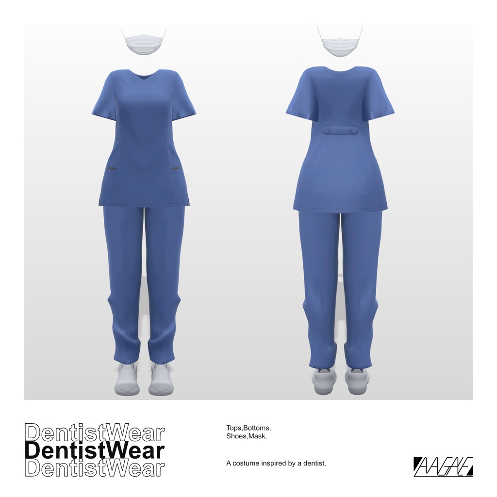 【衣装】DentistWear【複数アバター対応】
