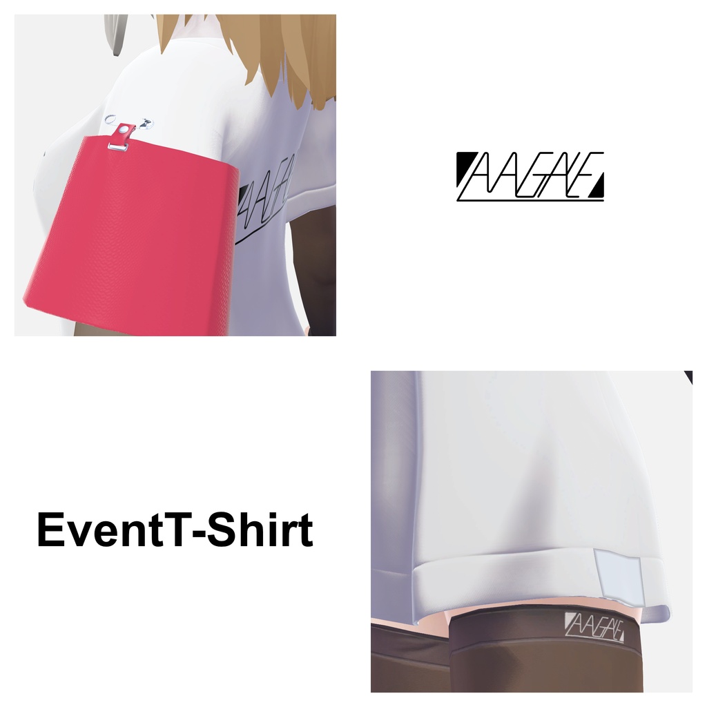 【無料衣装】EventT-Shirt+α【複数アバター対応】