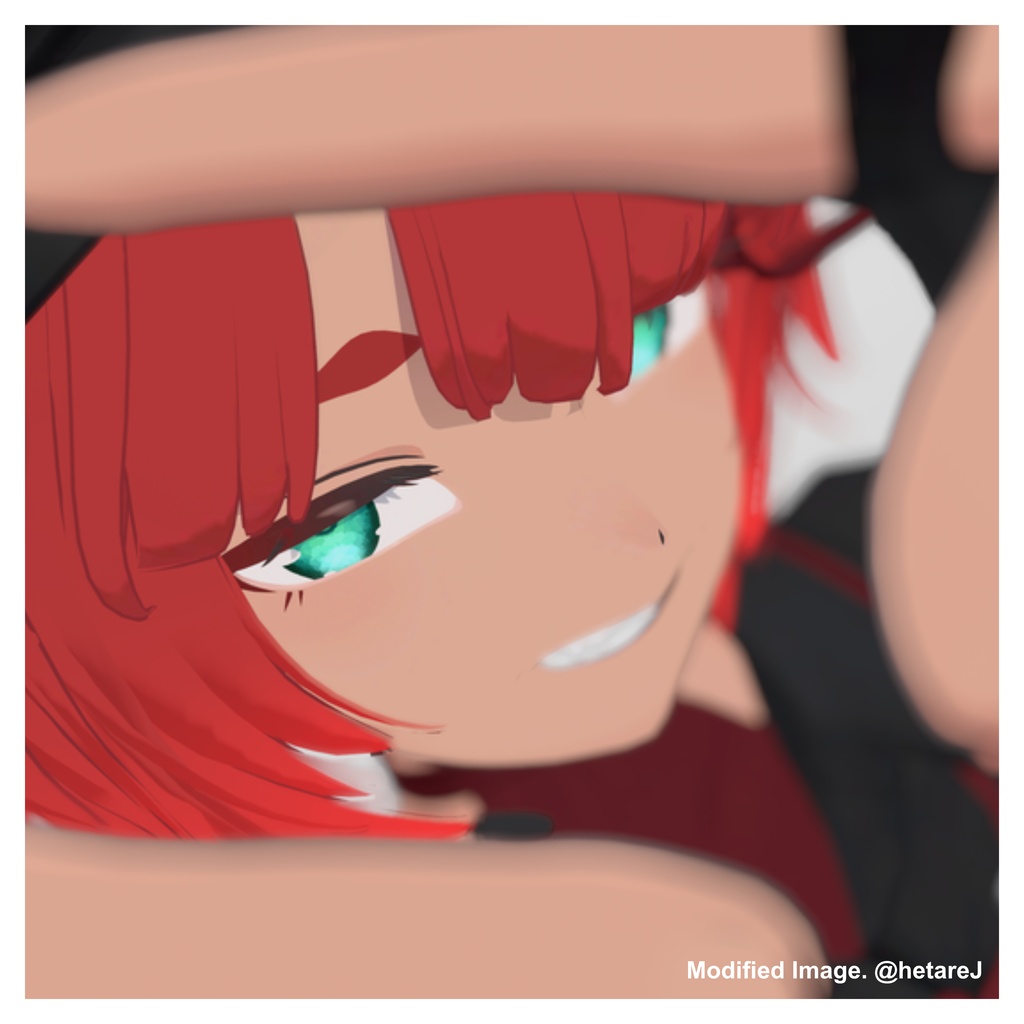 【シェイプキー】Lapちゃんまろ眉にするやつ