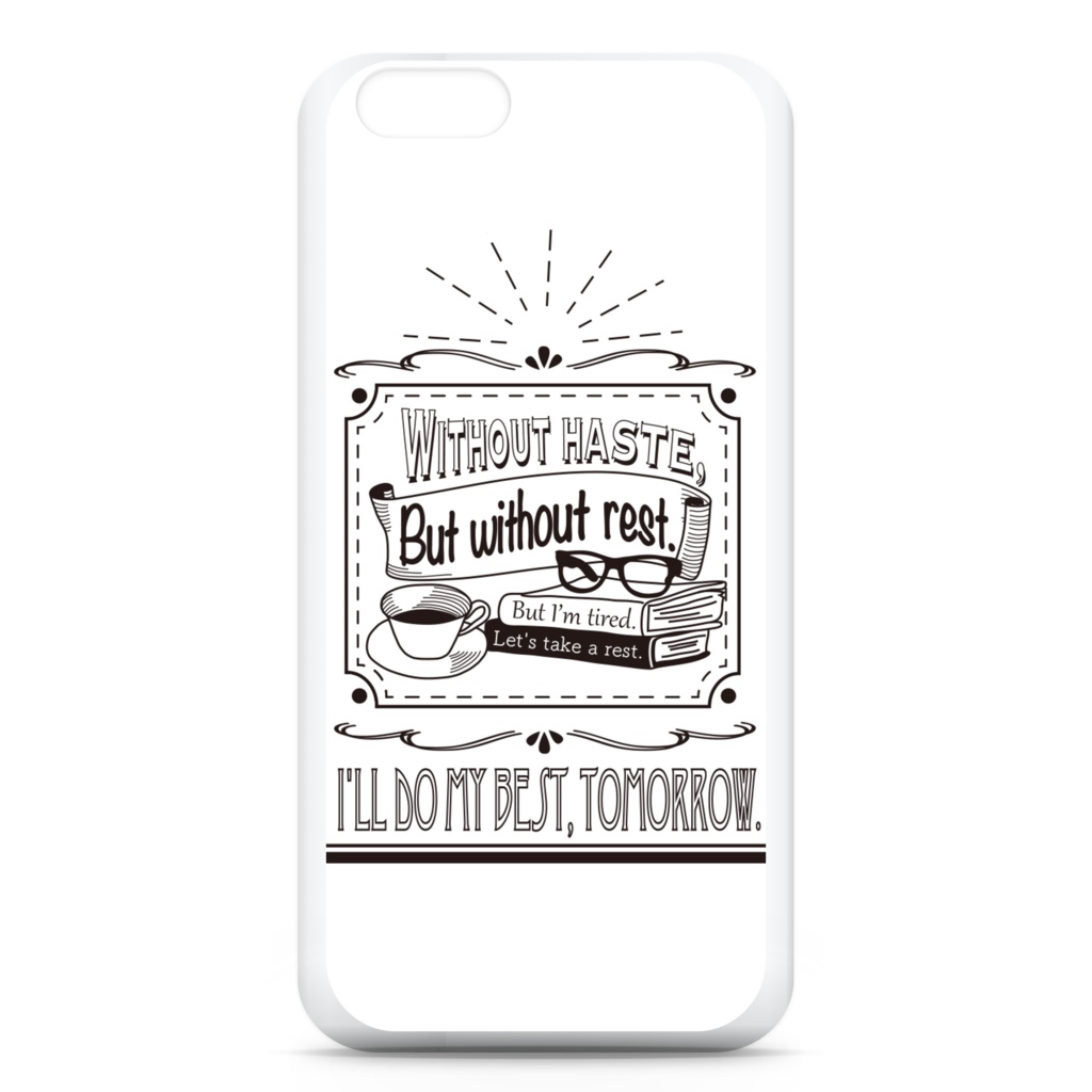 I'LL DO MY BEST,TOMORROW iPhoneケース