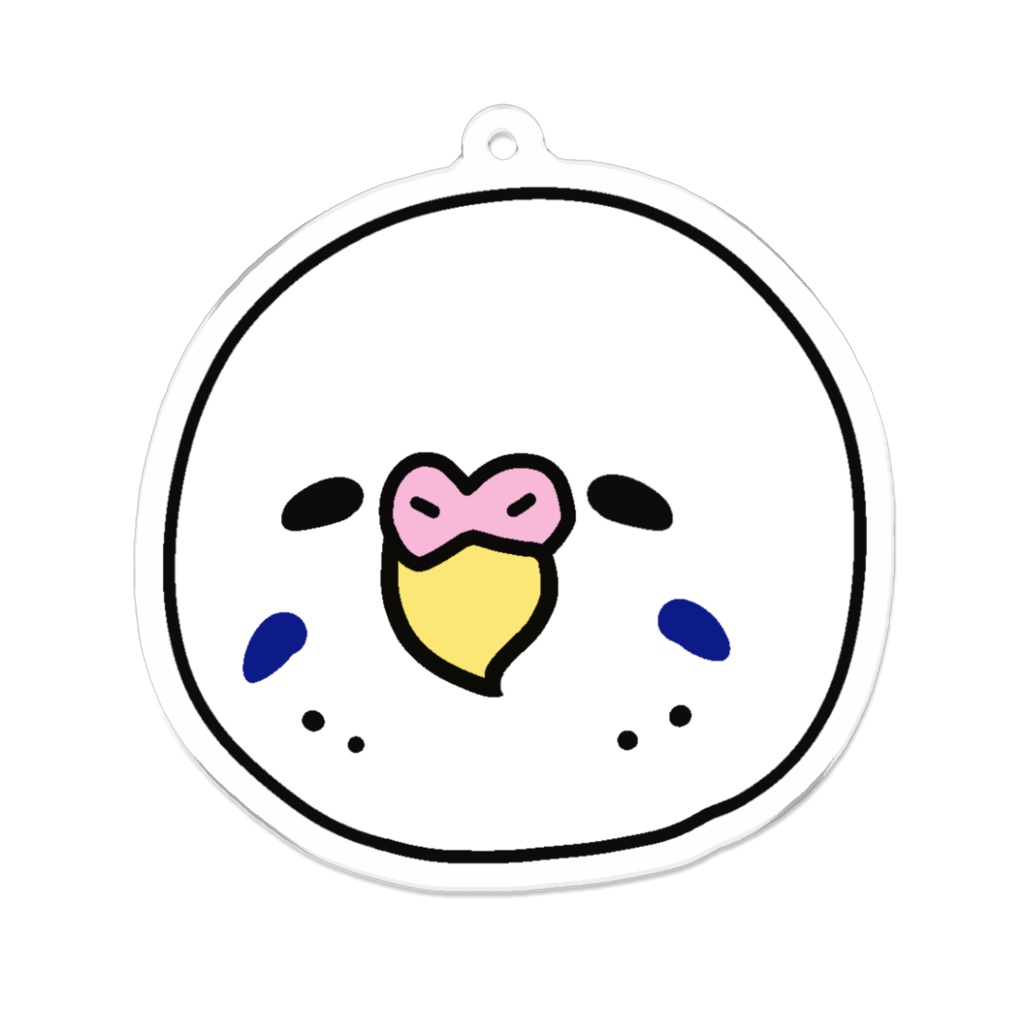 ゆるインコ(ねむっ) アクリルキーホルダー