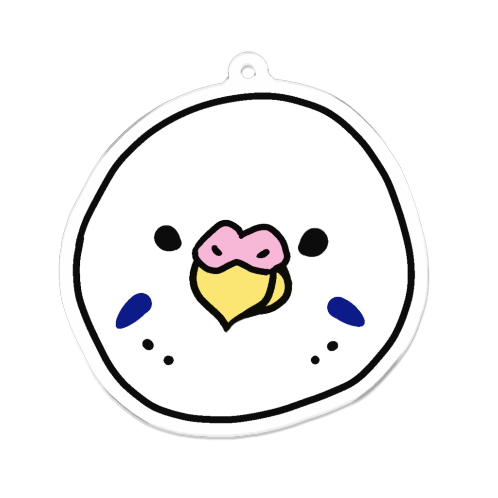 ゆるインコ アクリルキーホルダー