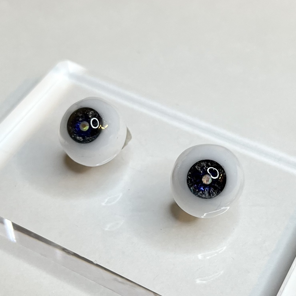 ドールアイ 16mm / 8mm  深海 レジンアイ ハンドメイド