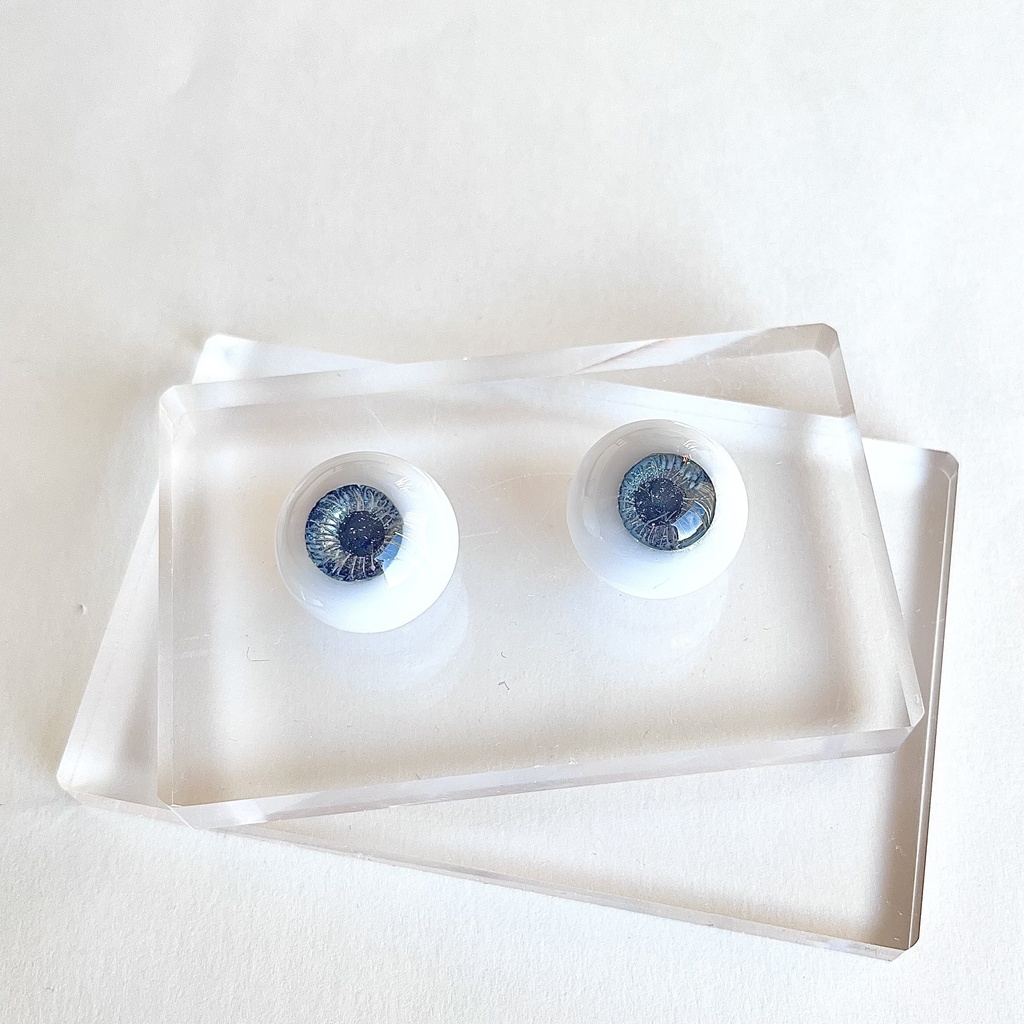 ドールアイ 20mm / 11mm 闇夜 レジンアイ ハンドメイド 0018