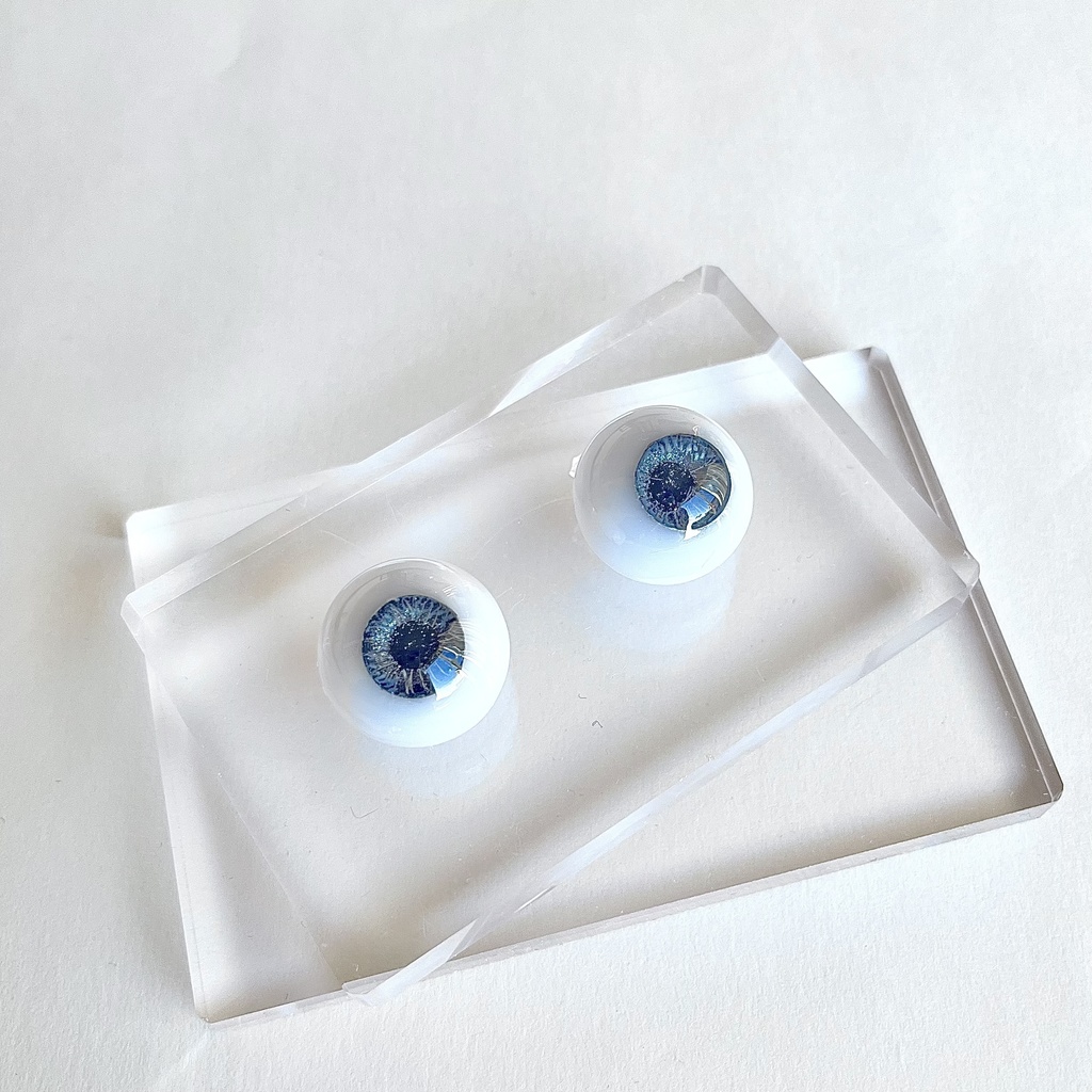 ドールアイ 20mm / 11mm 闇夜 レジンアイ ハンドメイド 0018