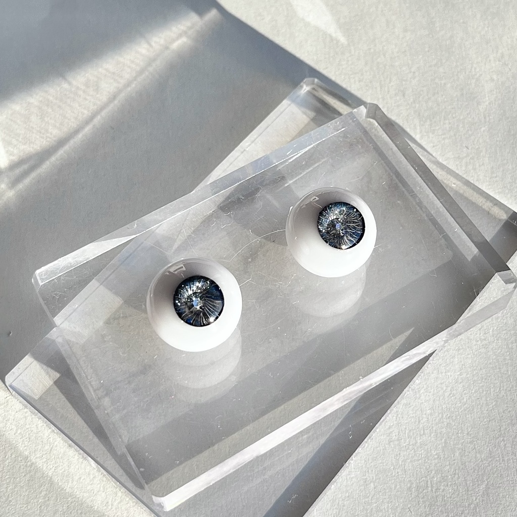 ドールアイ 18mm / 9mm 真夜中 レジンアイ ハンドメイド 0020