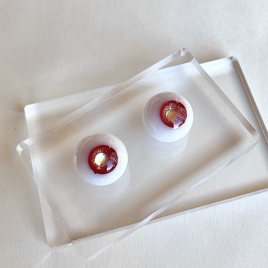 ドールアイ 20mm / 11mm おもいいろ レジンアイ ハンドメイド 0022