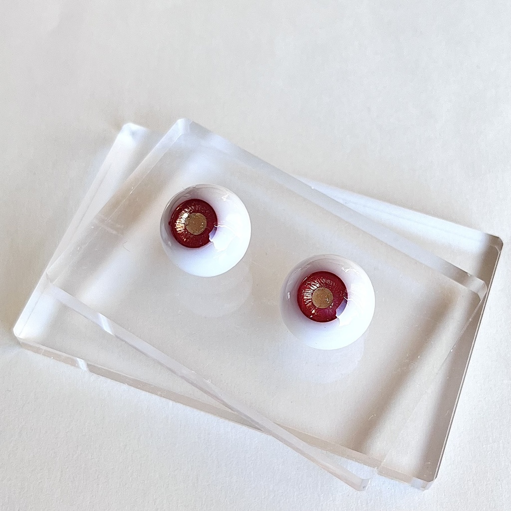 ドールアイ 20mm / 11mm おもいいろ レジンアイ ハンドメイド 0022