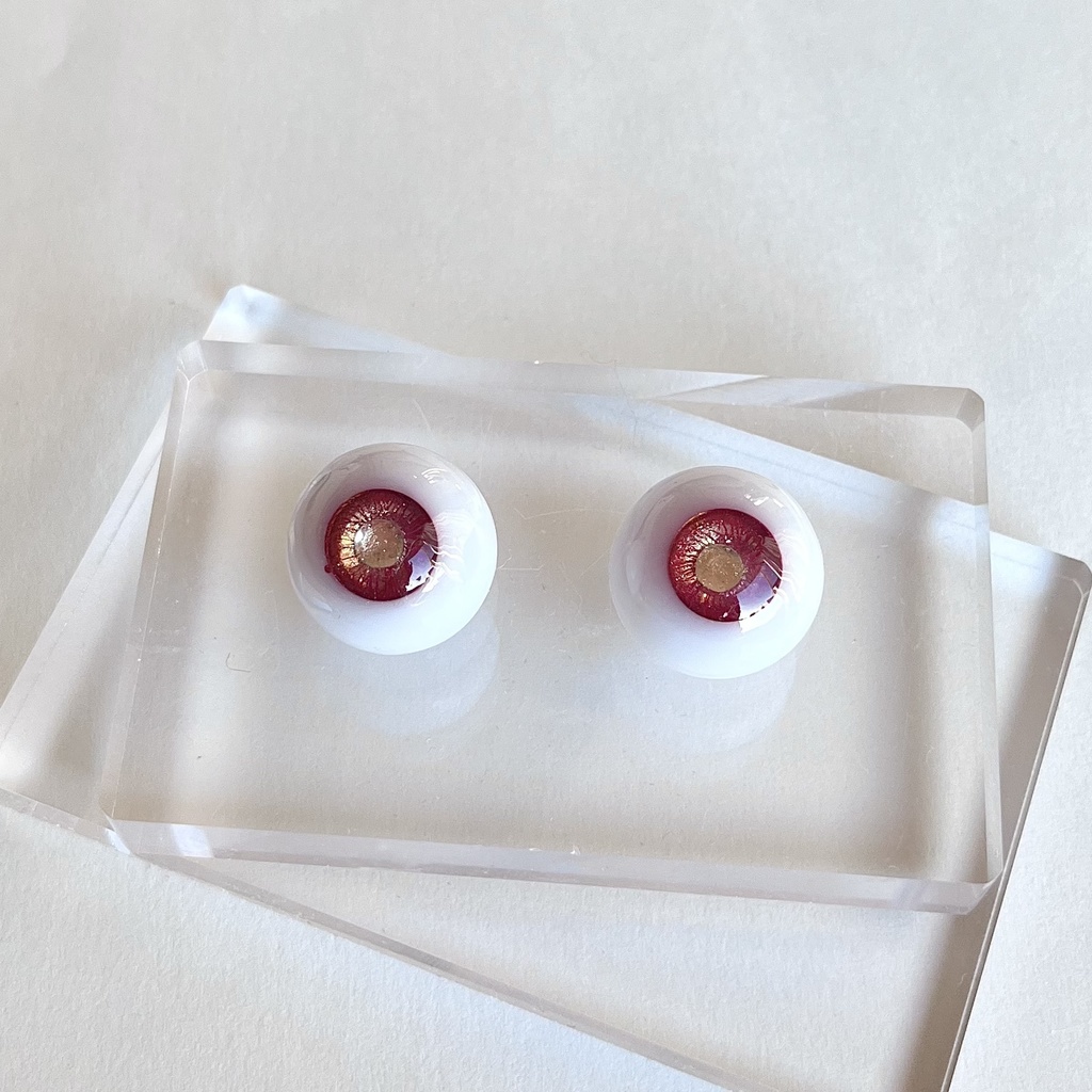 ドールアイ 20mm / 11mm おもいいろ レジンアイ ハンドメイド 0022