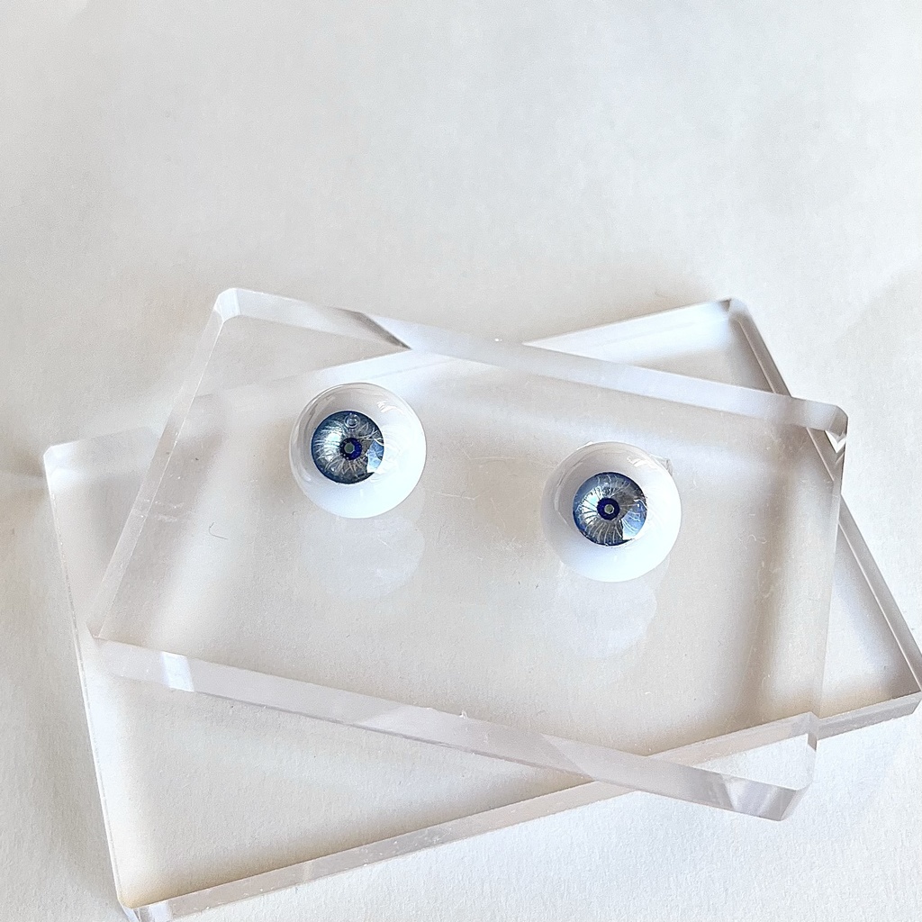 ドールアイ 16mm / 8mm グレースピネル レジンアイ ハンドメイド 0026