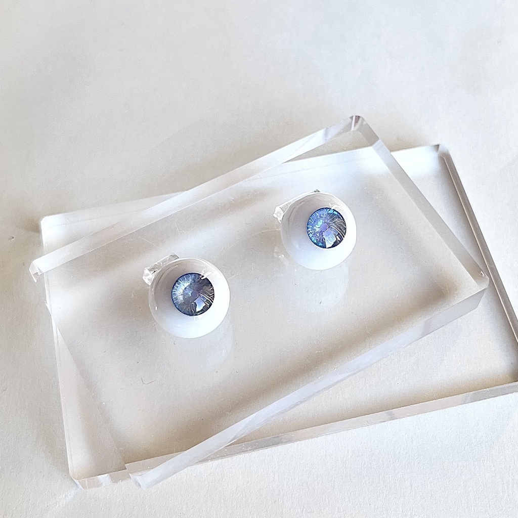 ドールアイ 16mm / 8mm Aurora レジンアイ ハンドメイド 0027