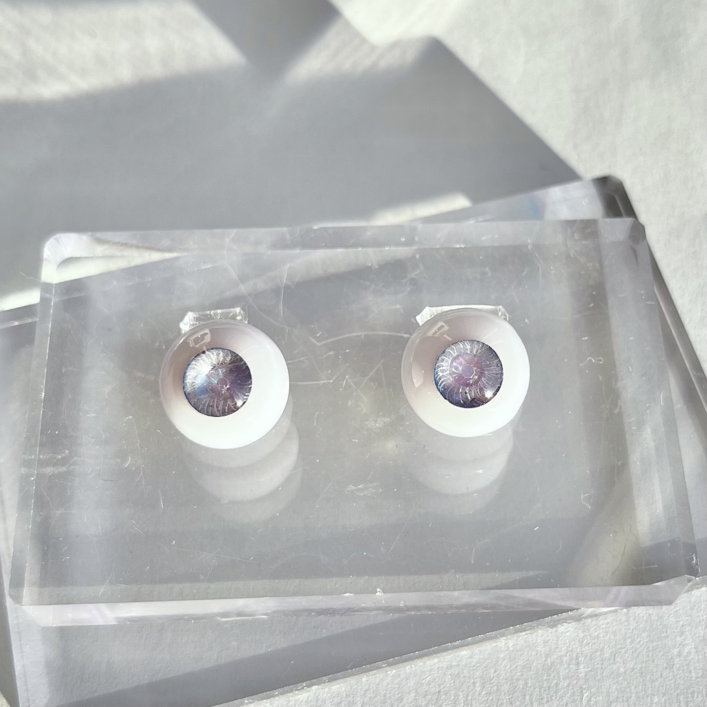 ドールアイ 16mm / 8mm   Aurora レジンアイ ハンドメイド 0027