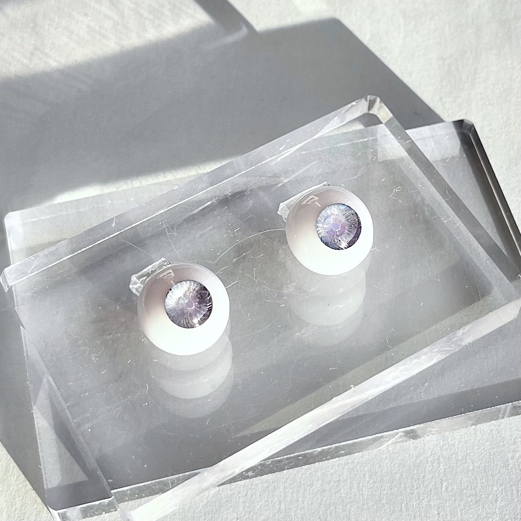 ドールアイ 16mm / 8mm Aurora レジンアイ ハンドメイド 0027