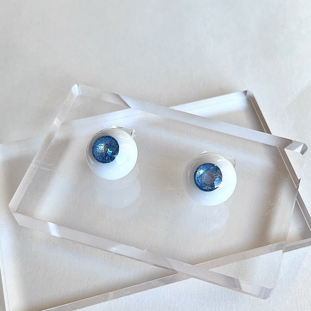 ドールアイ 16mm / 8mm hologram レジンアイ ハンドメイド 0028