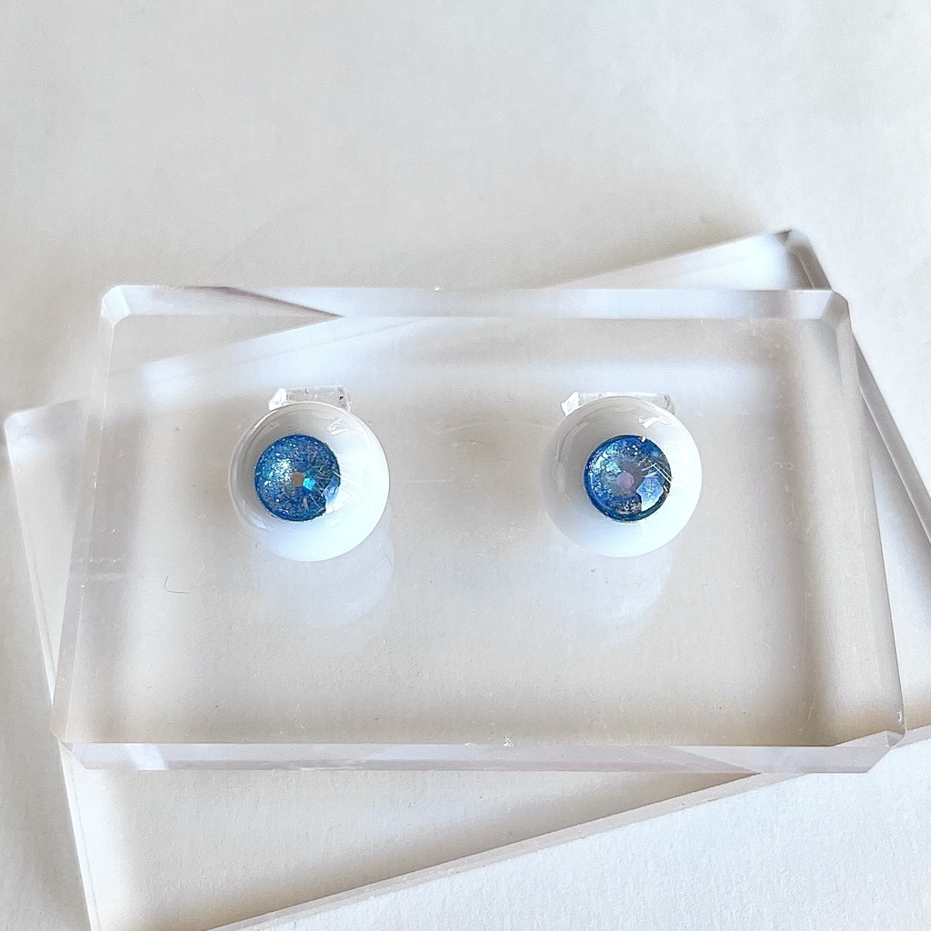 ドールアイ 16mm / 8mm hologram レジンアイ ハンドメイド 0028