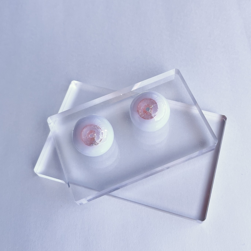 ドールアイ 22mm / 11mm クォーツアイ レジンアイ ハンドメイド 0040