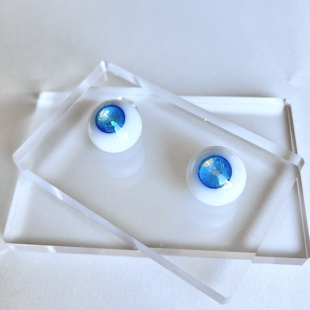 ドールアイ 18mm / 9mm in the sky レジンアイ ハンドメイド 0047
