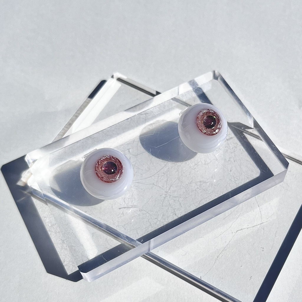 ドールアイ 18mm / 9mm 桜の記憶 レジンアイ ハンドメイド 0049