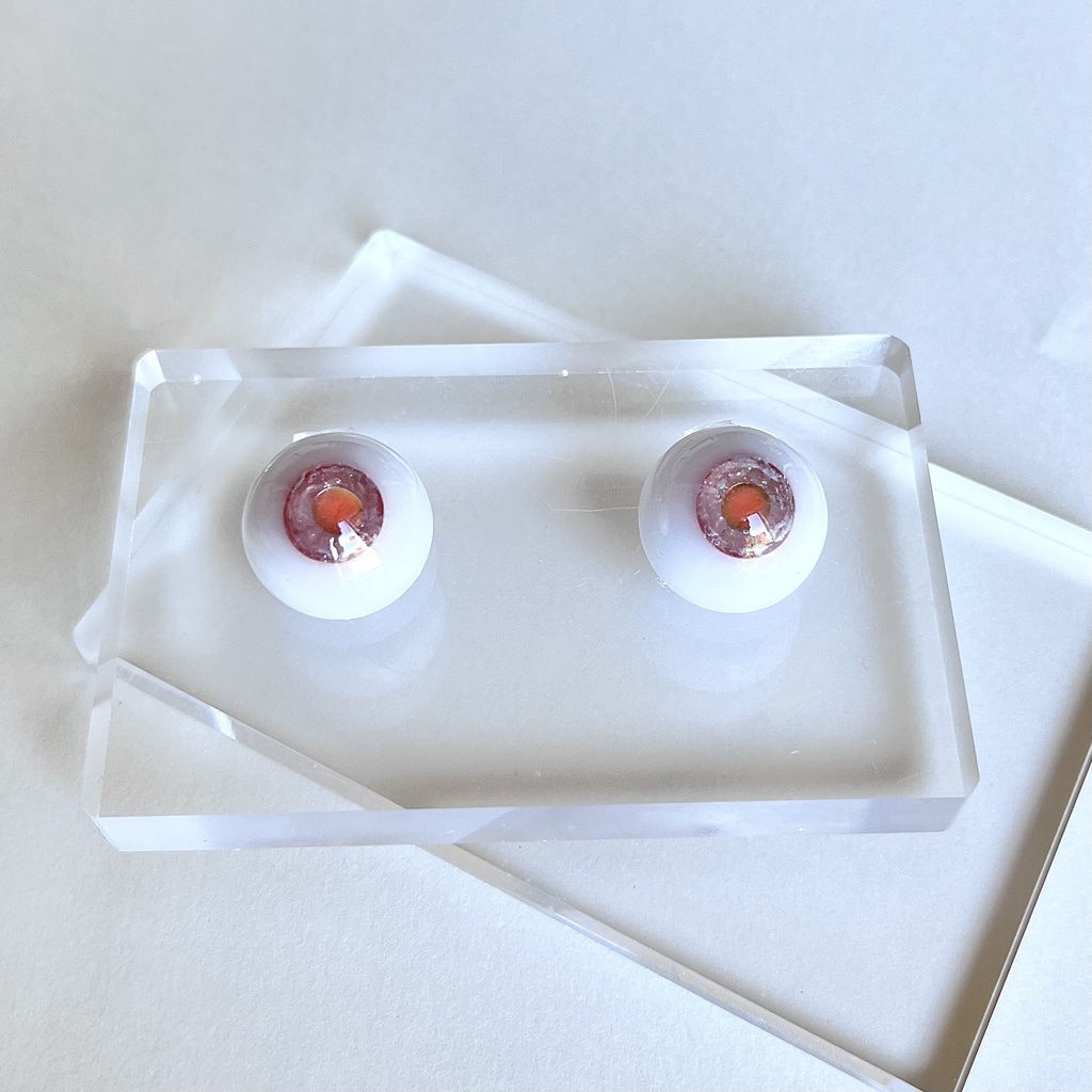ドールアイ 18mm / 9mm 桜の記憶 レジンアイ ハンドメイド 0049