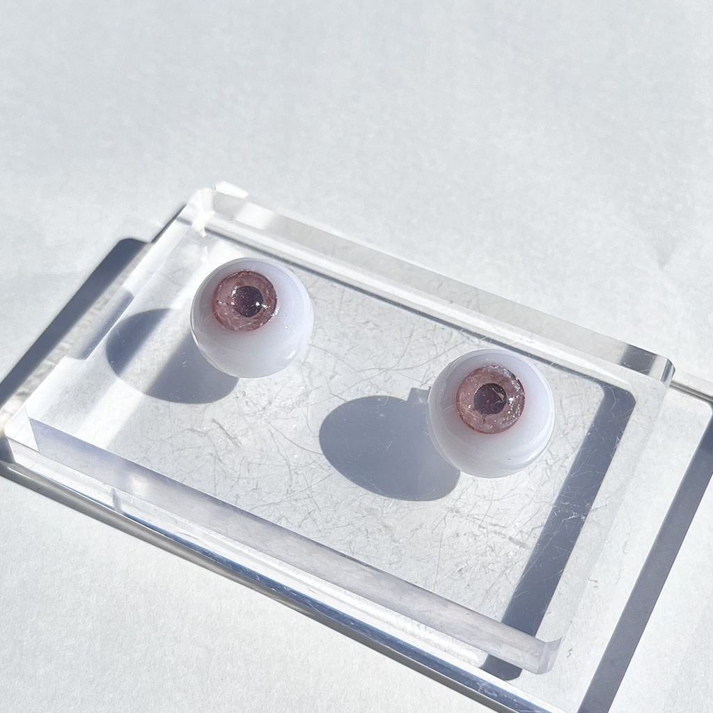 ドールアイ 18mm / 9mm 桜の記憶 レジンアイ ハンドメイド 0049