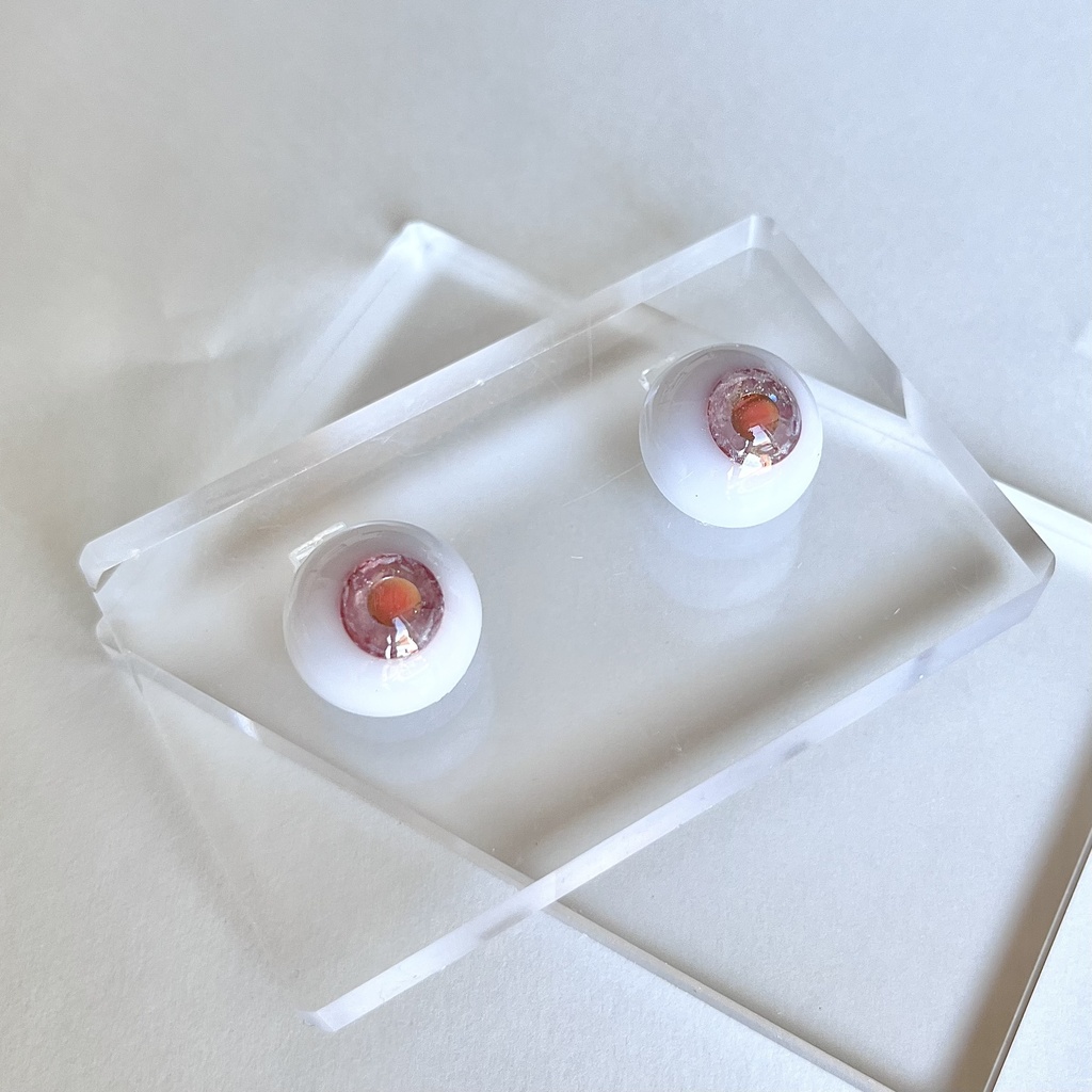 ドールアイ 16mm / 8mm 秋桜の木漏れ日 レジンアイ ハンドメイド 0053