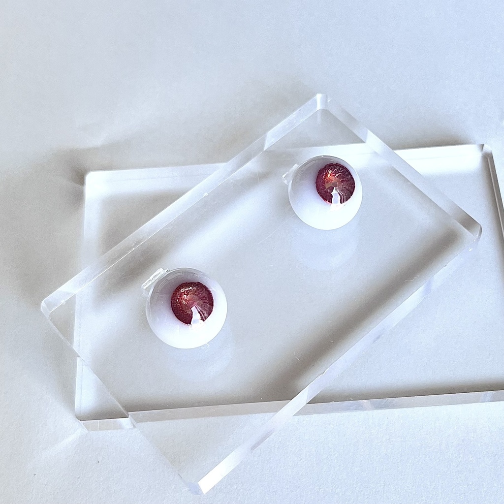 ドールアイ 16mm / 8mm   夕焼けに染まる瞳       レジンアイ ハンドメイド 0059