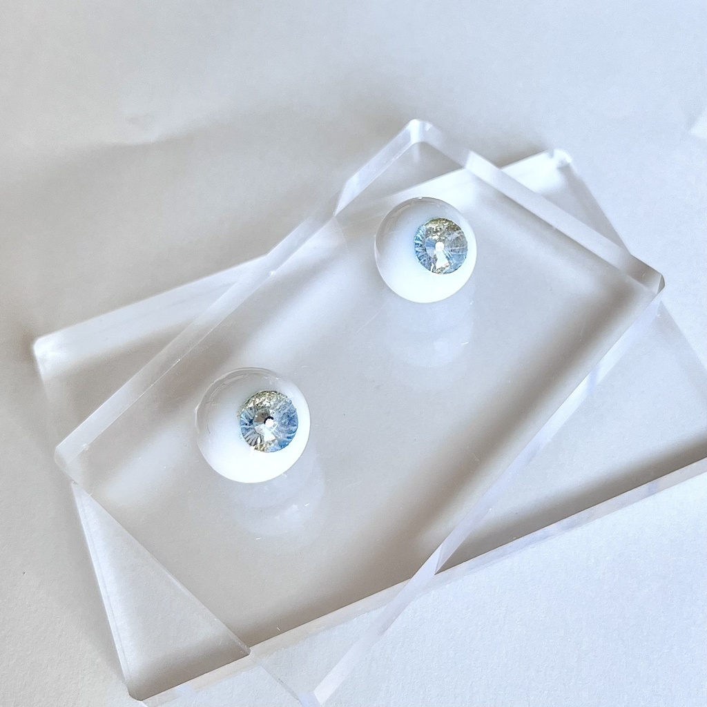 ドールアイ 16mm / 8mm   ひまわりの瞳       レジンアイ ハンドメイド 0063