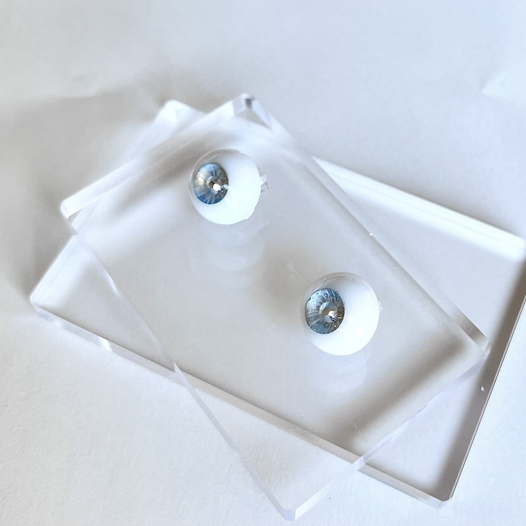 ドールアイ 16mm / 8mm   ひまわりの瞳       レジンアイ ハンドメイド 0063