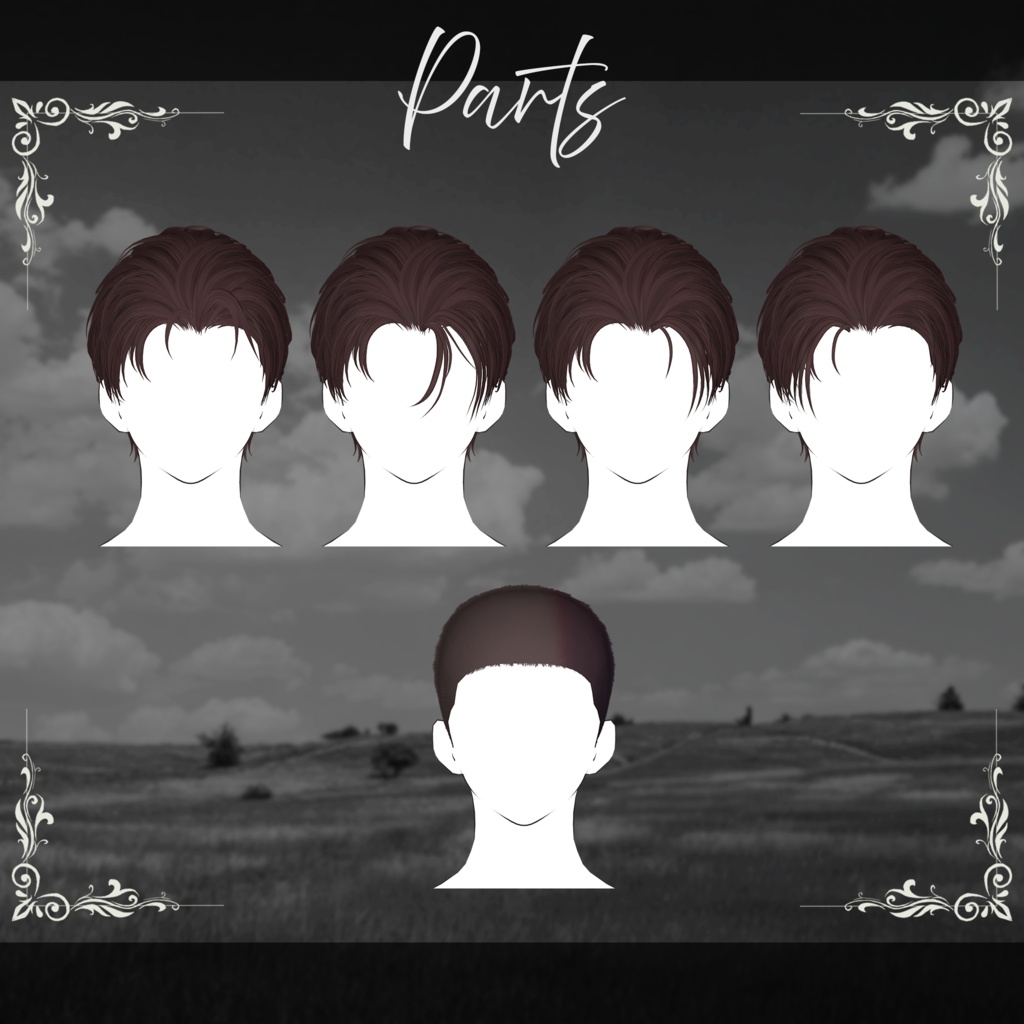 ✦Swept Back Hair✦