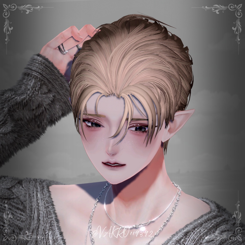 ✦Swept Back Hair✦