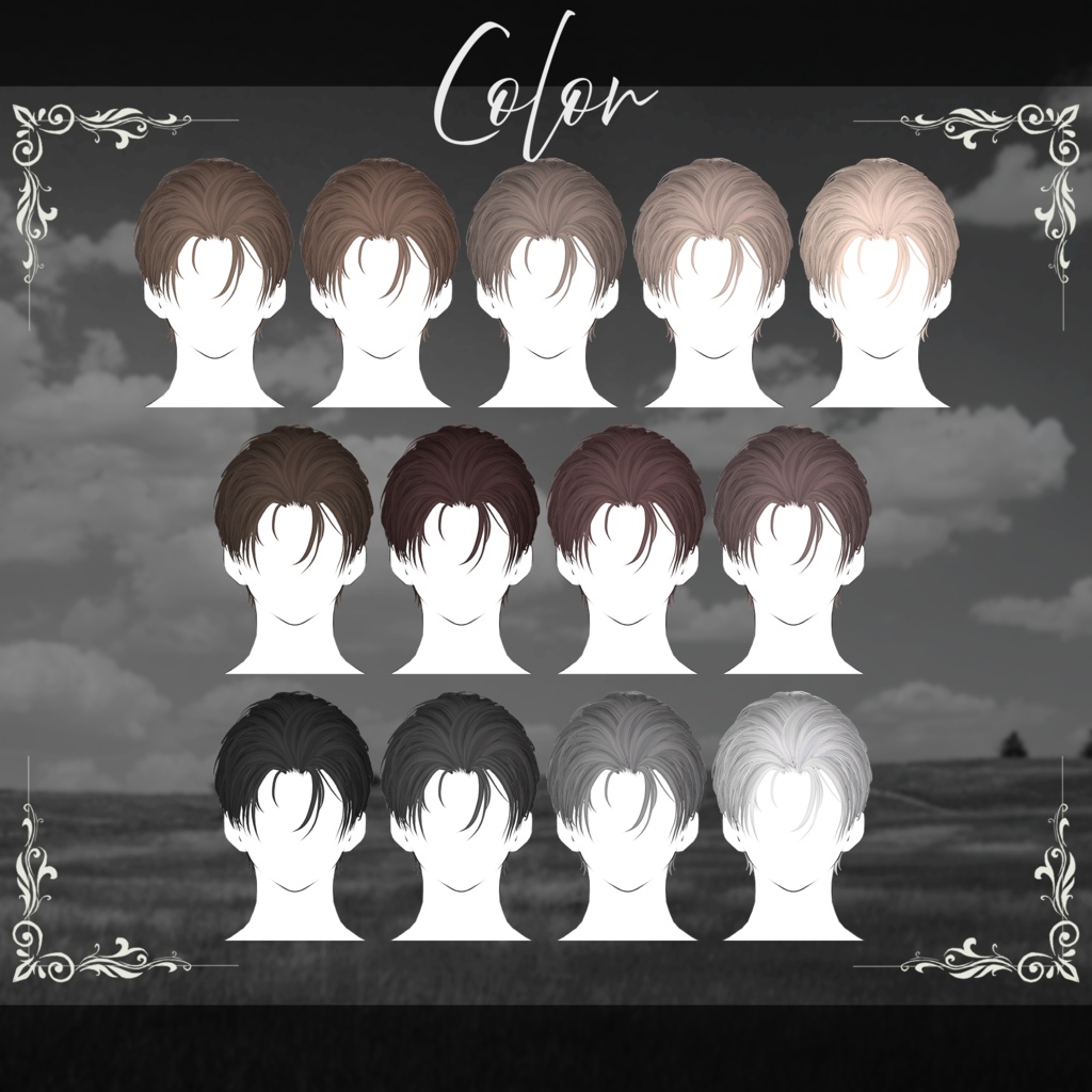 ✦Swept Back Hair✦