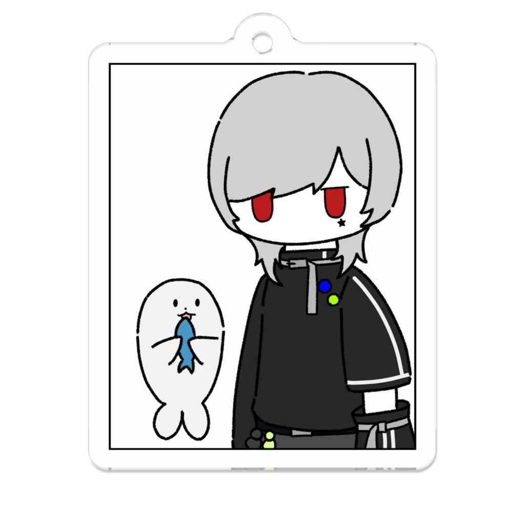さざなみすい フォト風アクリルキーホルダー