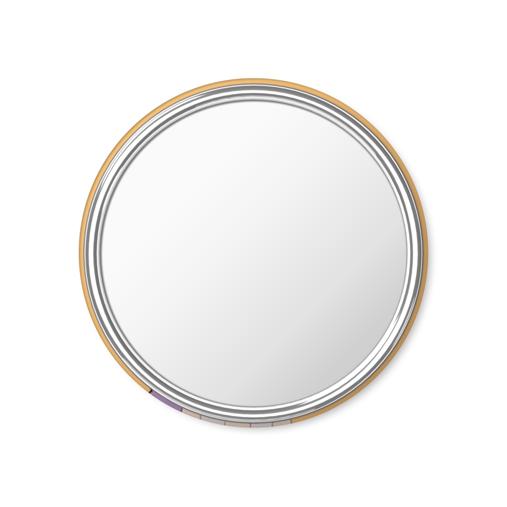 もち麦梅子の缶ミラーA