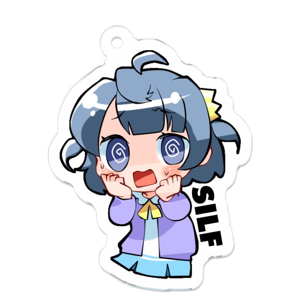 シルフちゃんアクリルキーホルダー(あわわ)