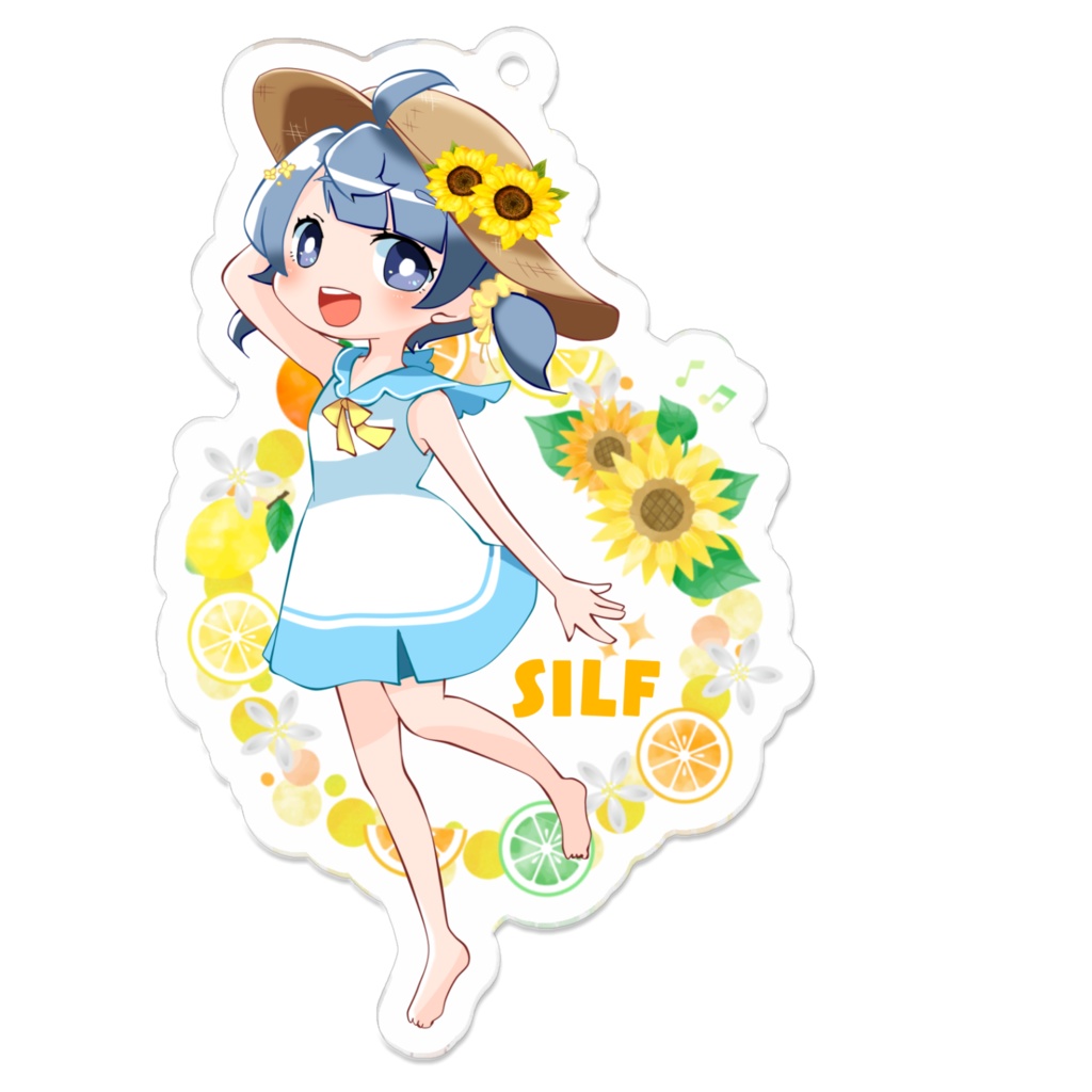 シルフちゃん・夏 アクリルキーホルダー