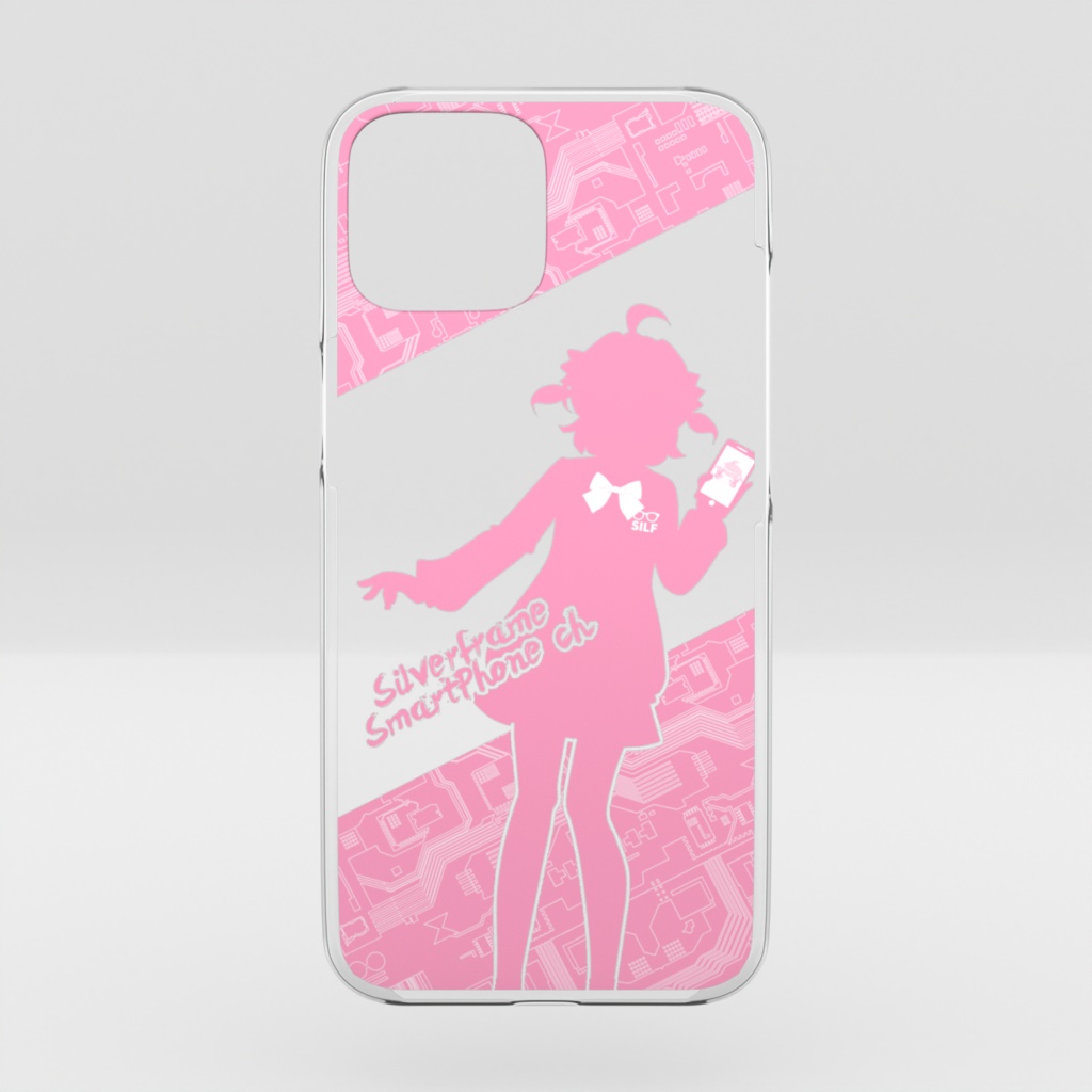 iPhone15クリアケース(ピンク)