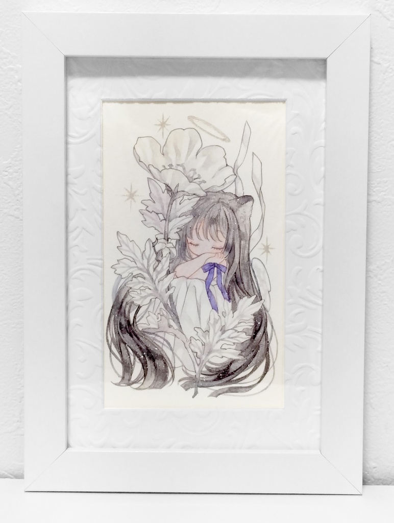 オリジナル イラスト原画 【徒花に還る】