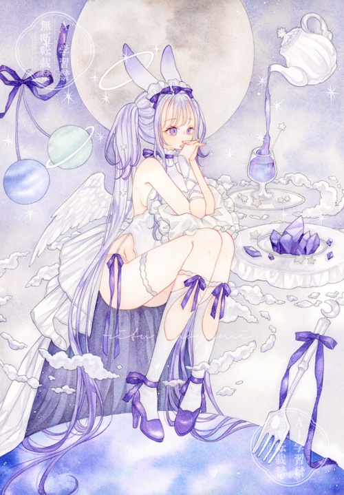 オリジナル イラスト原画 【Starwish】