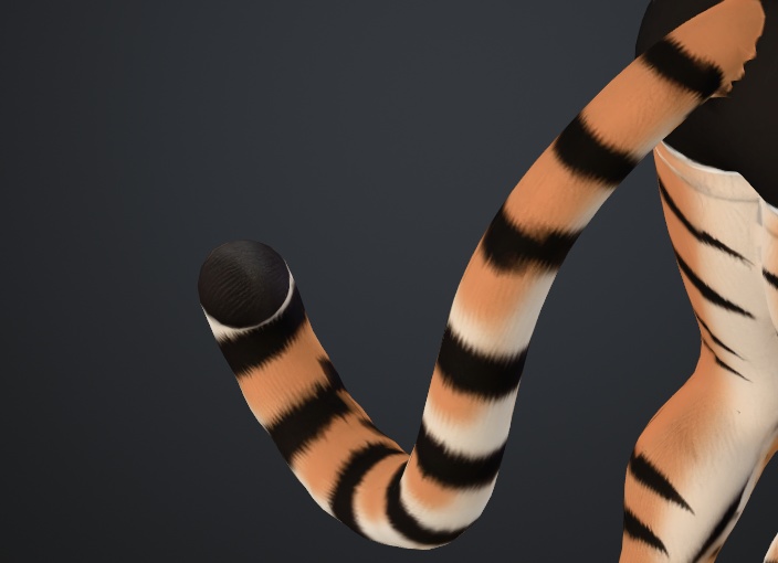 【トラ獣人ベースモデル】FBX + リグあり版|VRChat・Vtuber対応