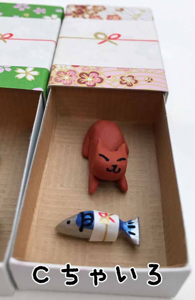 ネコさん Thank You Box (魚)