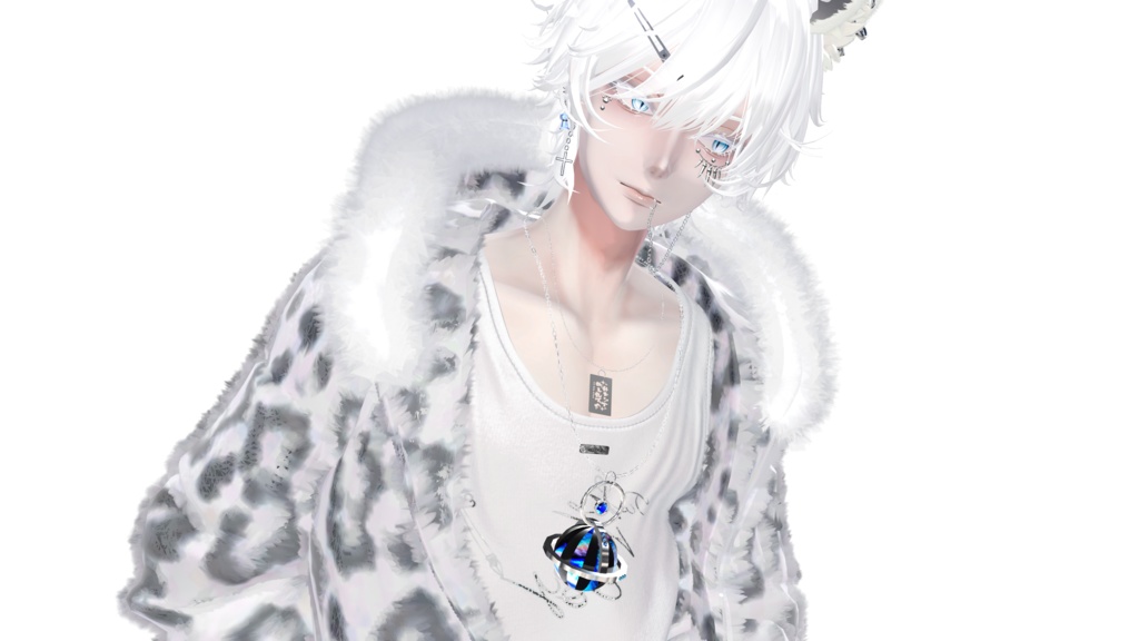 【PB設定済み】N_001 OrbNecklace【VRChat】