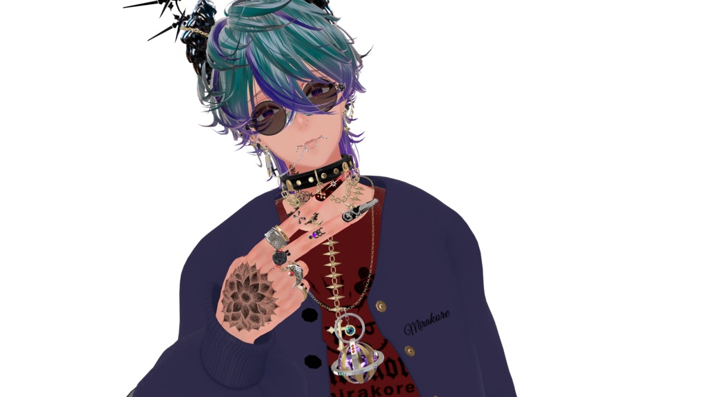 【PB設定済み】N_001 OrbNecklace【VRChat】