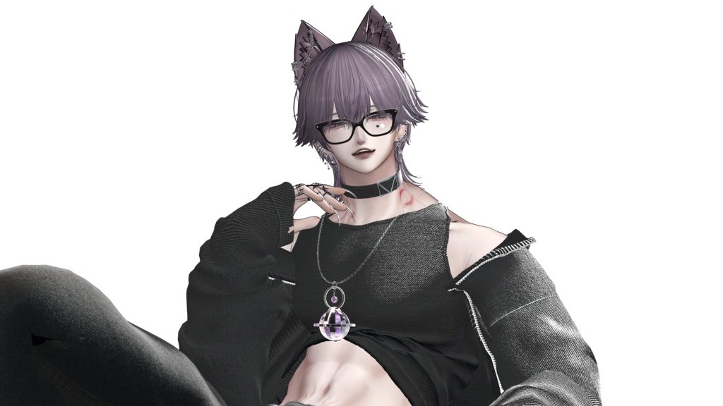 【PB設定済み】N_001 OrbNecklace【VRChat】