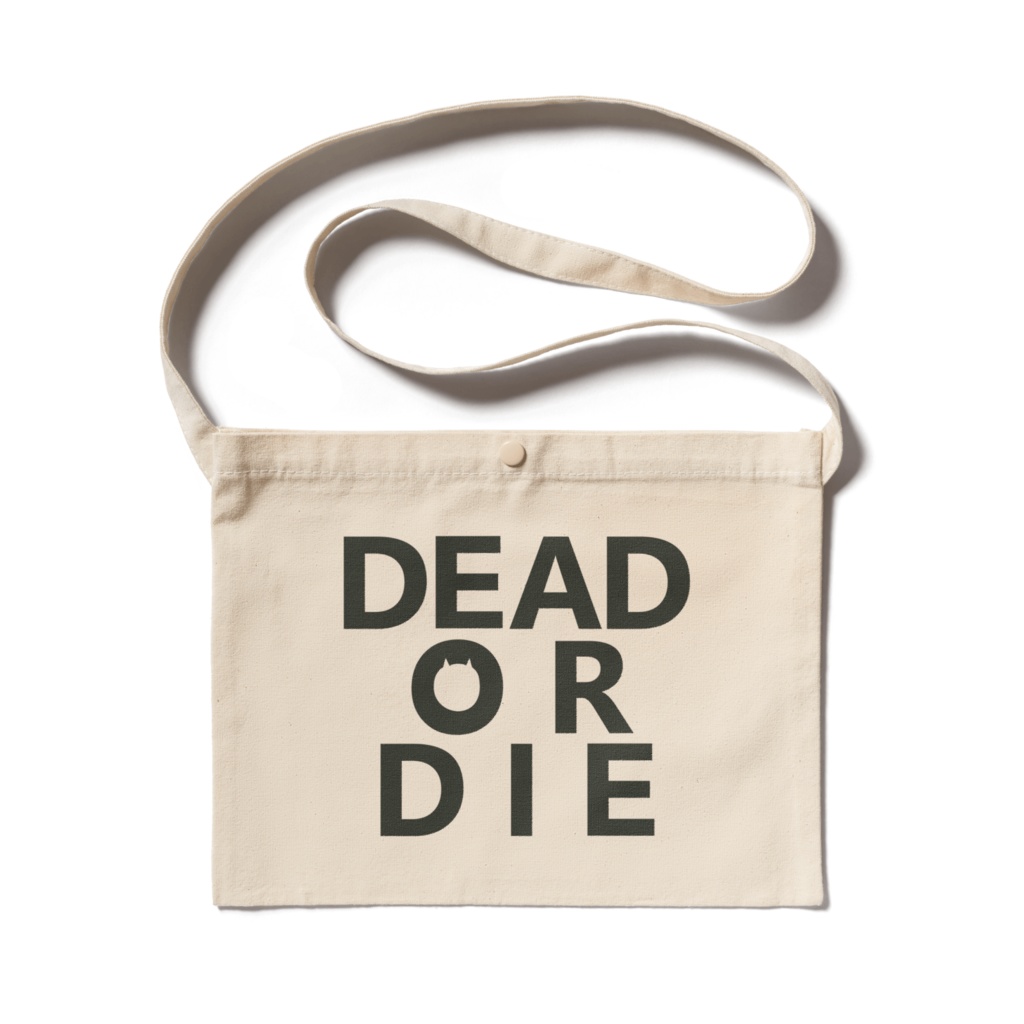 DEAD OR DIE (猫)サコッシュ
