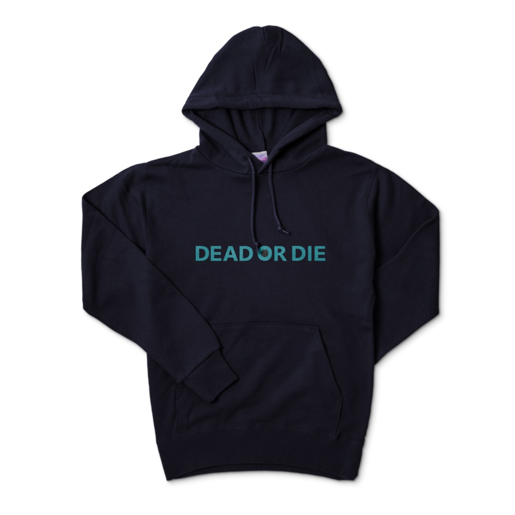 DEAD OR DIEパーカー(ネイビー)