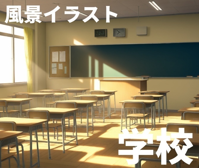 【背景イラスト】学校/教室/保健室/校庭...etc（TRPG・ゲーム）