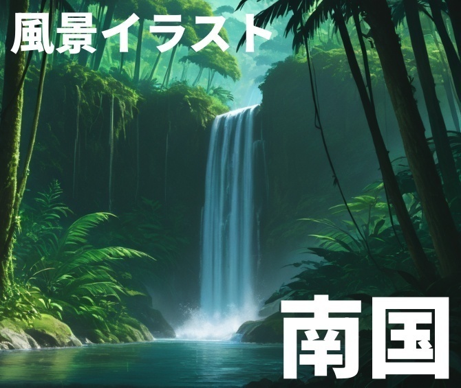 【背景イラスト】南国/ジャングル/ビーチ/リゾートホテル...etc（TRPG・ゲーム）