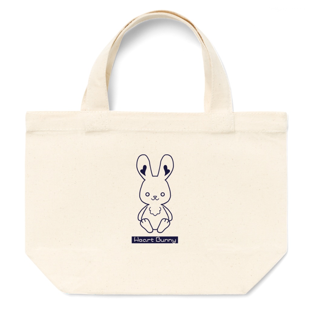 Heart Bunny トートバッグ
