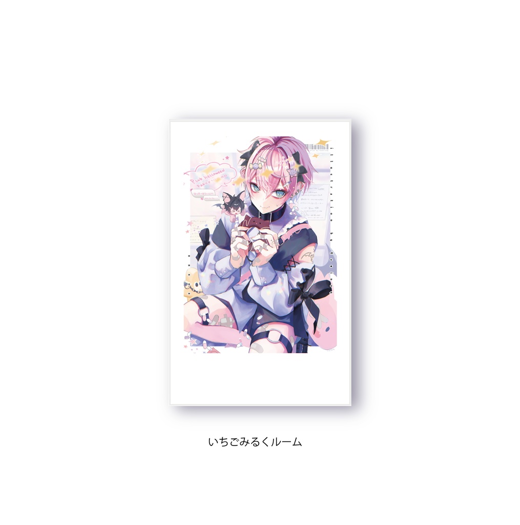 チェキっぽステッカー【クリアホロ】